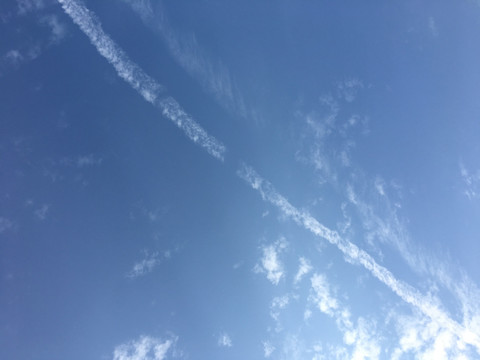 蓝天白云