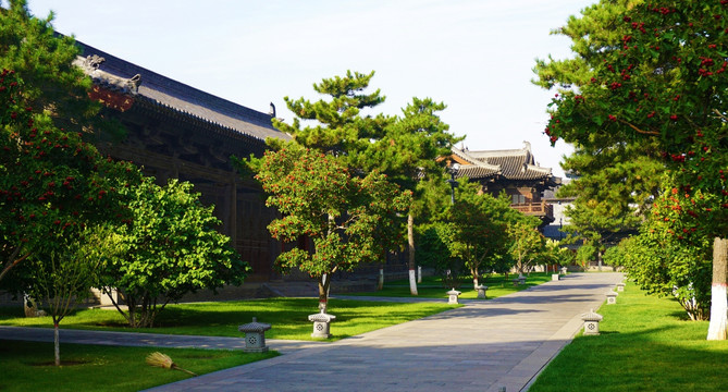 华严寺景区