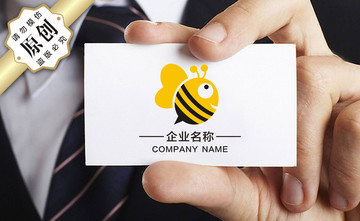 蜜蜂 蜂蜜 logo设计