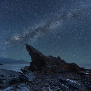 星空大海 银河