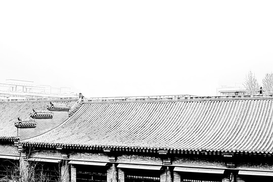 西安城墙雪景老照片 西安老照片