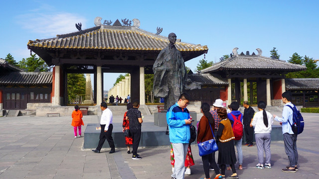 云冈石窟风景