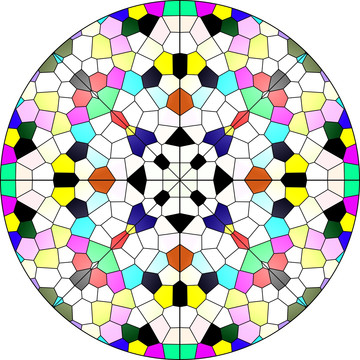 彩色的几何图形