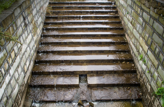 阶梯水渠