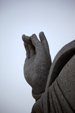 雕塑 手 兰花指 宗教 旅游