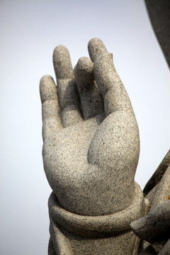 雕塑 手 兰花指