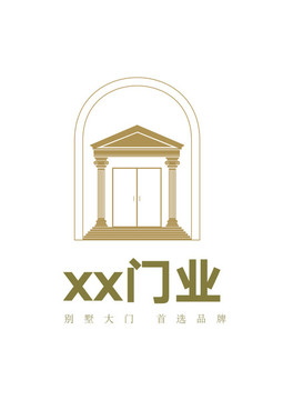 logo设计 门业logo
