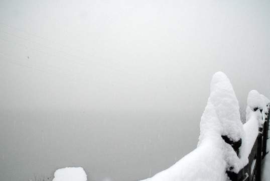 雪景 大雪 冰雪 白雪 鹅毛大