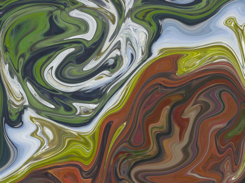 抽象画 油画 TIF未分层