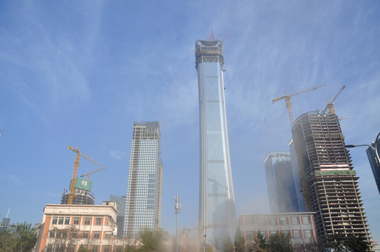 北京CBD拆迁和建设