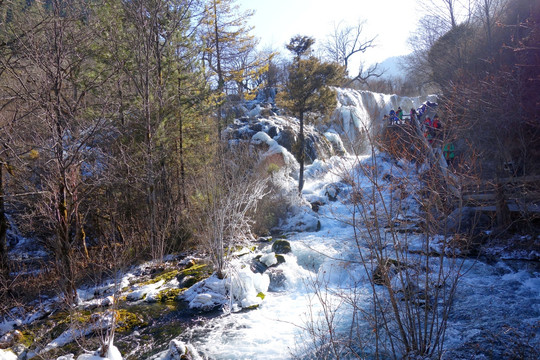 九寨沟雪景