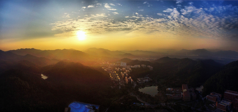 珠海风光之日落风凰山