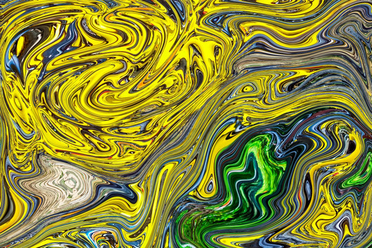 抽象画 油画 TIF无分层