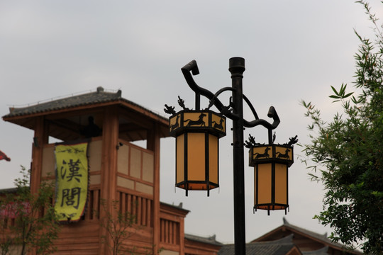 汉闾文化园 灯笼