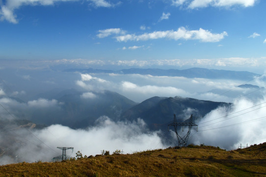 山脉云雾 山峦云海