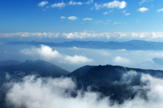 云海 云雾 山峰 山脉