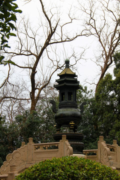 南京 钟山风景区 铜香炉
