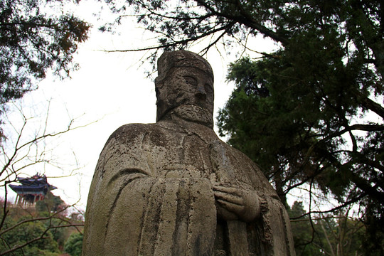 明孝陵神道 石刻文臣