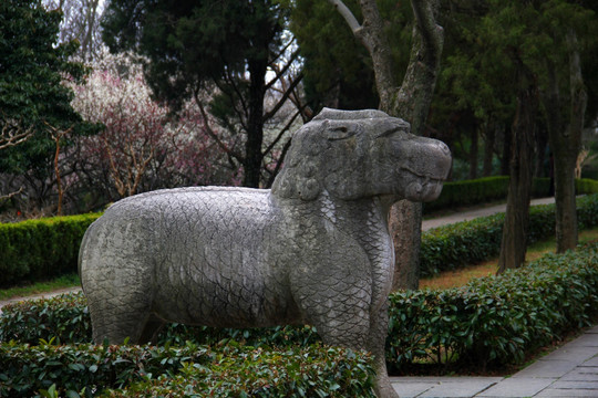 明孝陵神道 石刻