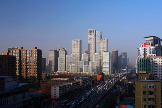 北京国贸城市建筑风光