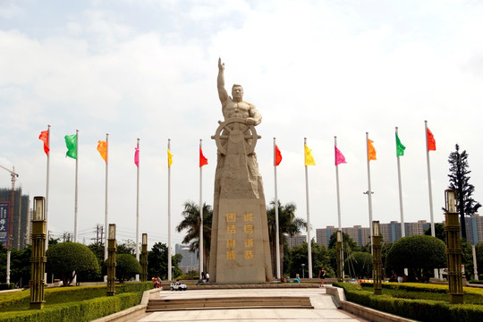 航行雕塑 绿洲公园