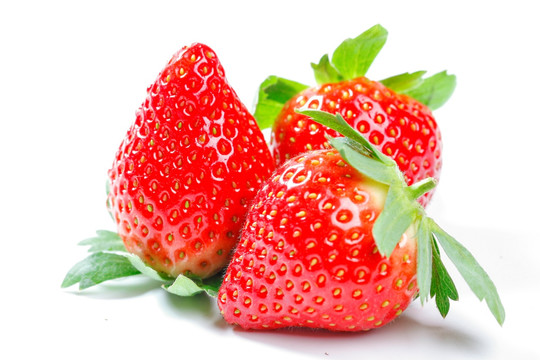 奶油草莓高清白底