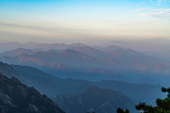 水墨黄山