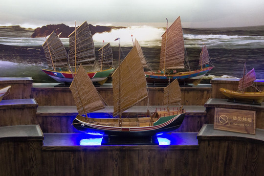 古代战船模型