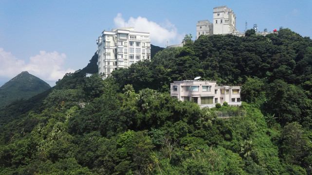 山上高楼 山上建筑