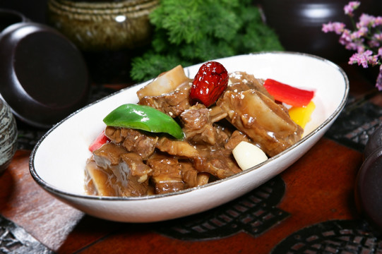 蒸牛排