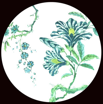手绘花