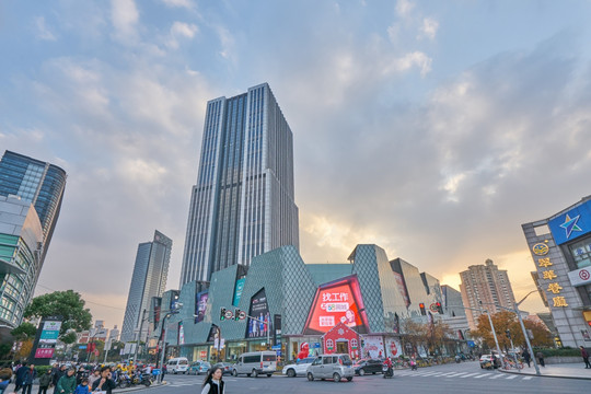 上海街景 现代建筑