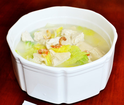 翡翠豆腐汤