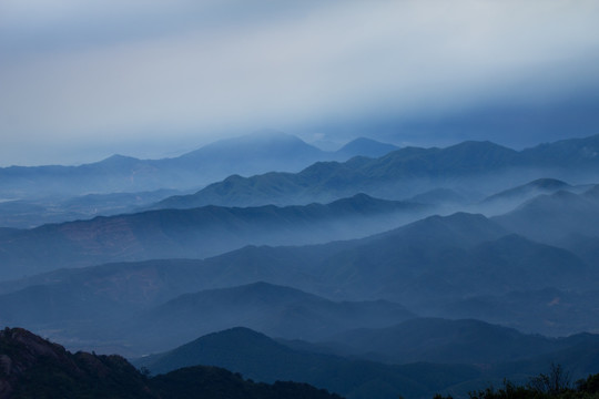 增城牛牯嶂 水墨江山