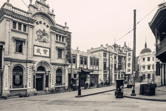 老上海建筑 旧上海 老上海街景