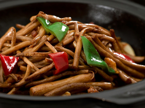 生焗茶树菇