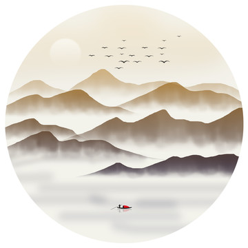 山水画