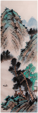 禅意 水墨山水画