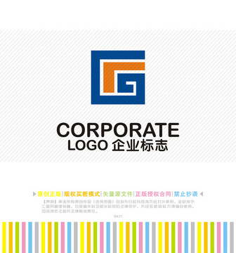 FG字母logo