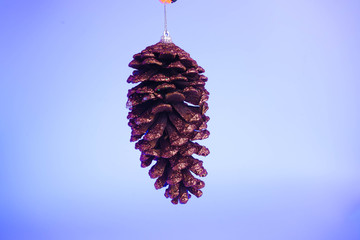圣诞挂饰松果