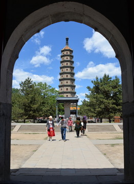 避暑山庄永佑寺舍利塔