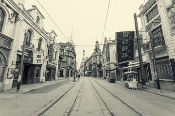 旧上海民国场景