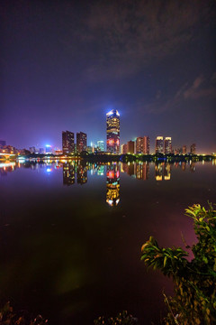 惠州东江城市夜景