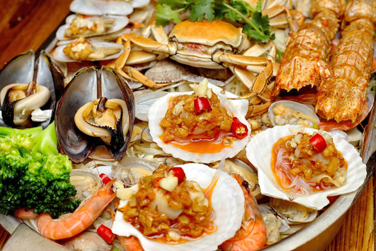 海鲜大咖 海鲜大餐 海鲜拍摄