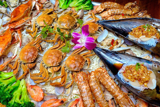 海鲜大咖 海鲜大餐 海鲜拍摄