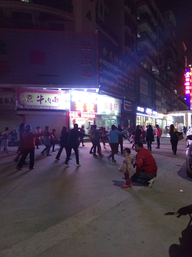 街头夜色