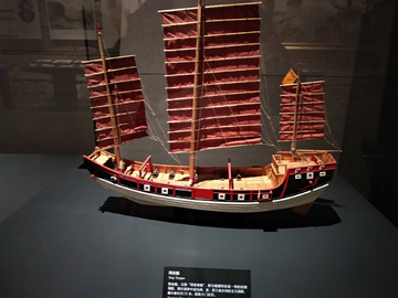 鸦片战争舰船模型