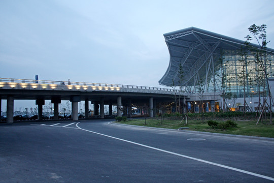 天津机场 航站楼外景