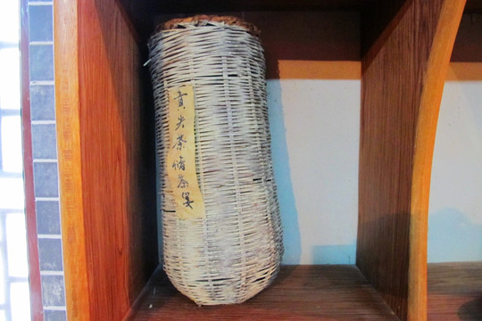 老物件 竹篓 竹编 茶篓 竹器