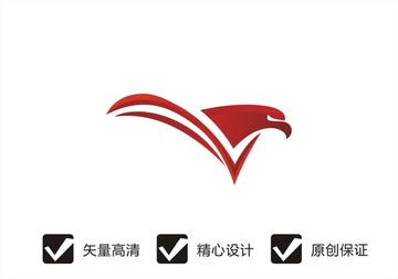 鹰logo设计